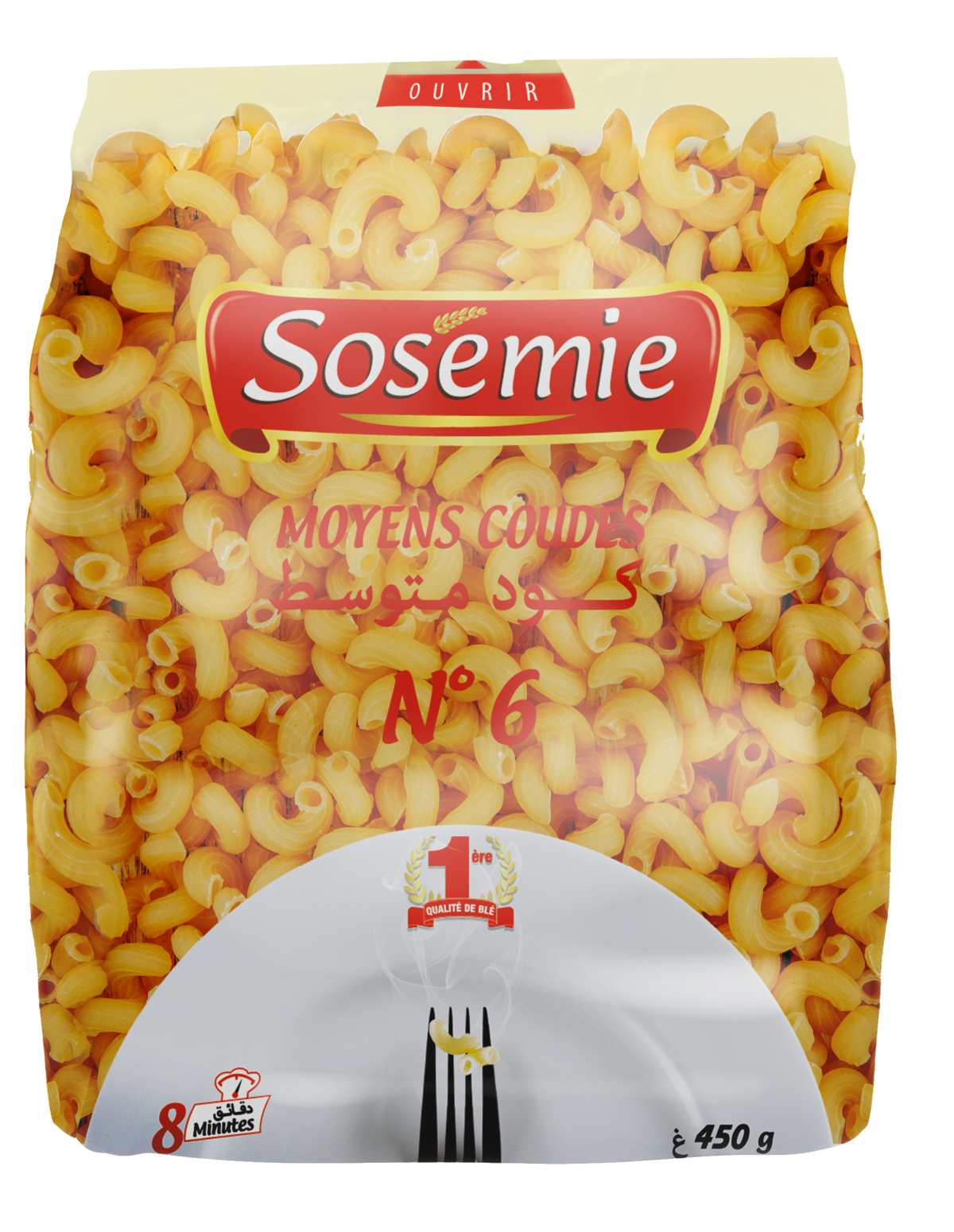 Macaroni Coude Moyen N°6